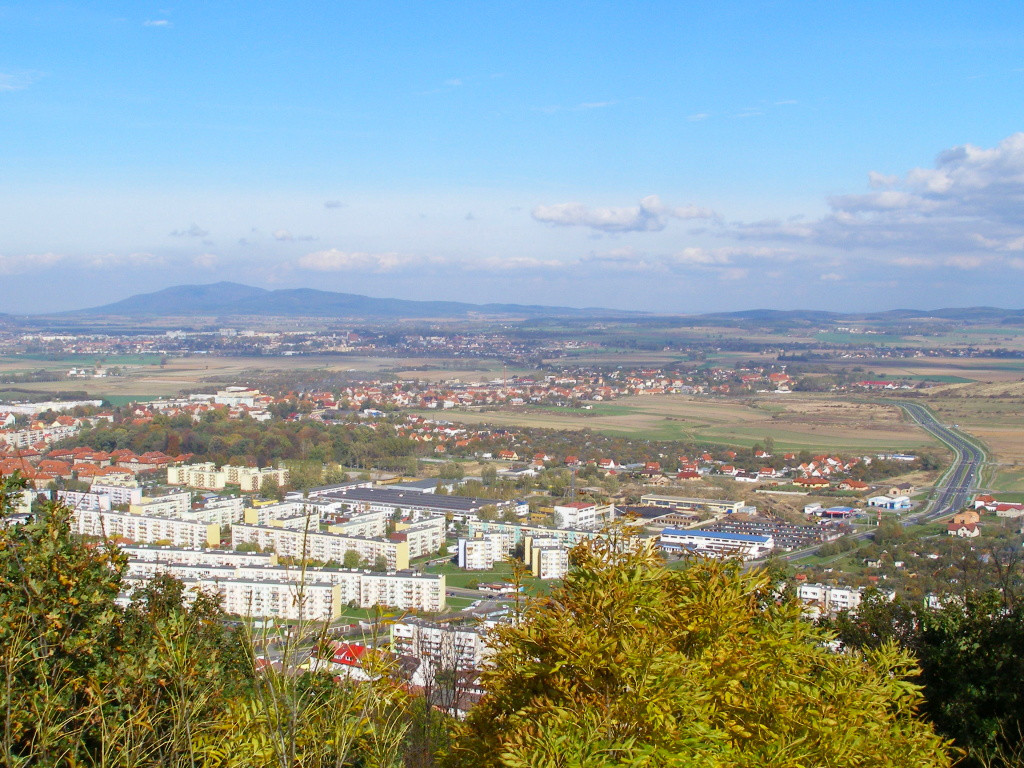 Panorama from Parkowa - Kotlina Dzierzoniowska & Masyw Slezy